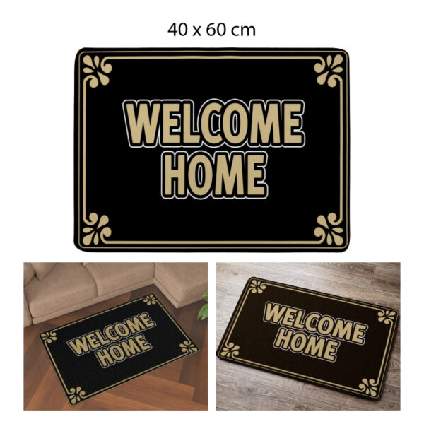 TAPETE ANTIDESLIZANTE "WELCOME HOME" - 40 X 60 CM
