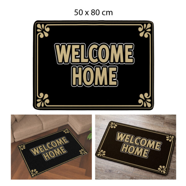 TAPETE ANTIDESLIZANTE "WELCOME HOME" - 50 X 80 CM