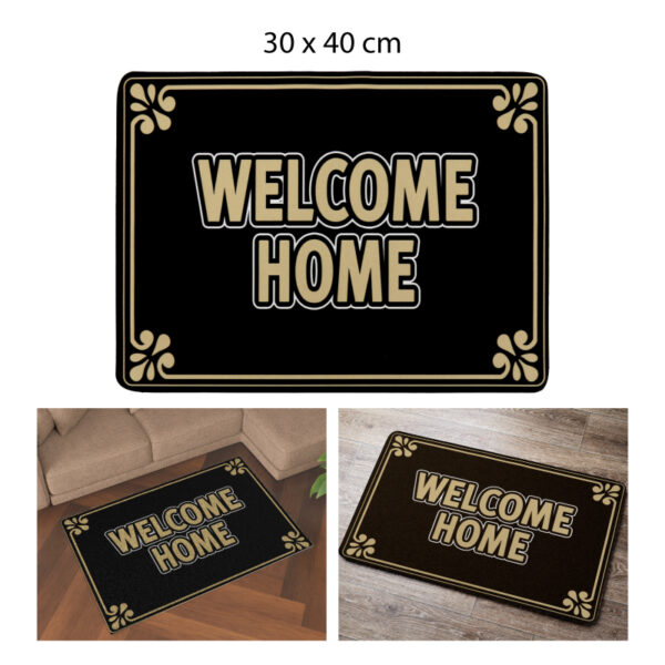 TAPETE ANTIDESLIZANTE "WELCOME HOME" - 30 X 40 CM