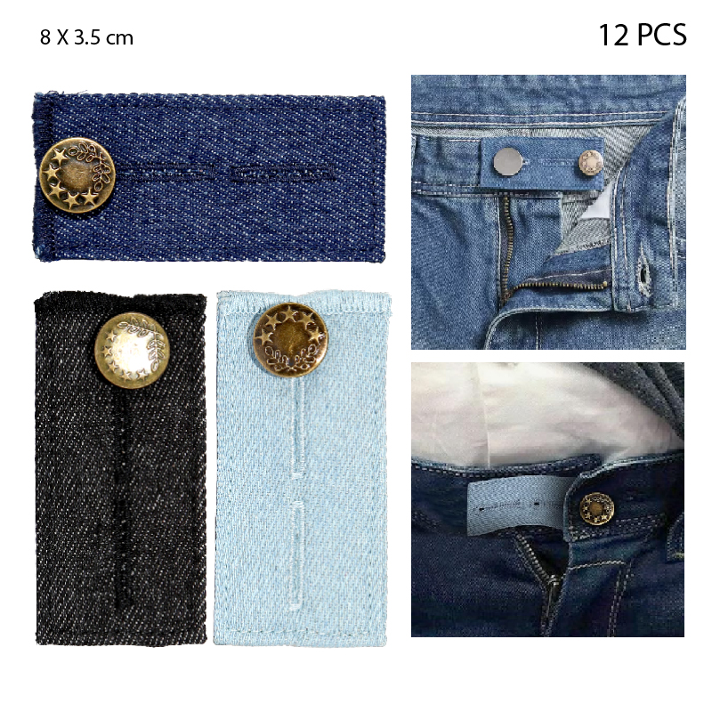 EXTENSOR PARA PANTALONES, DE MEZCLILLA