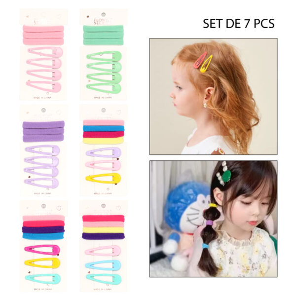 SETS DE PINCHES Y COLETS PARA EL CABELLO