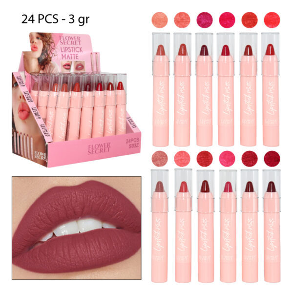 LÁPIZ LABIAL MATTE RETRÁCTIL - 3 GR