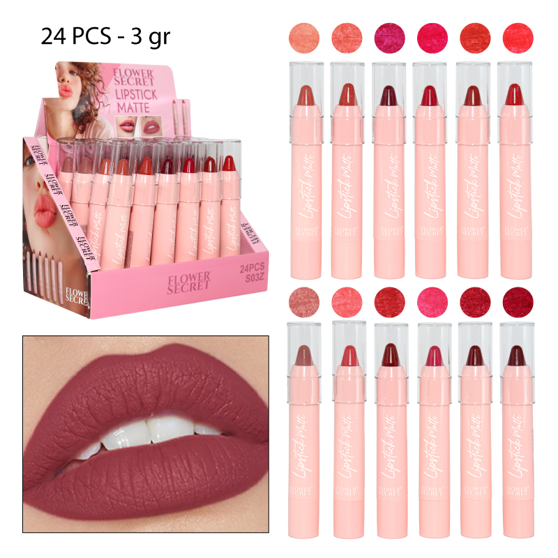LÁPIZ LABIAL MATTE RETRÁCTIL - 3 GR