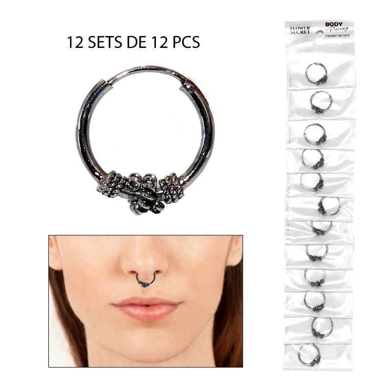 SEPTUM, PIERCINGS NASALES DE ACERO INOXIDABLE