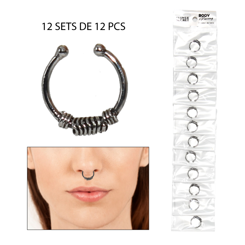 SEPTUM, PIERCINGS NASALES DE ACERO INOXIDABLE