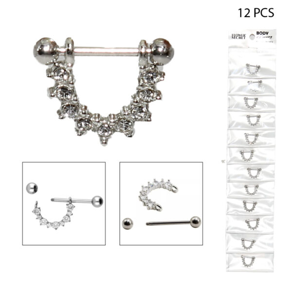 SEPTUM, PIERCINGS NASALES DE ACERO INOXIDABLE