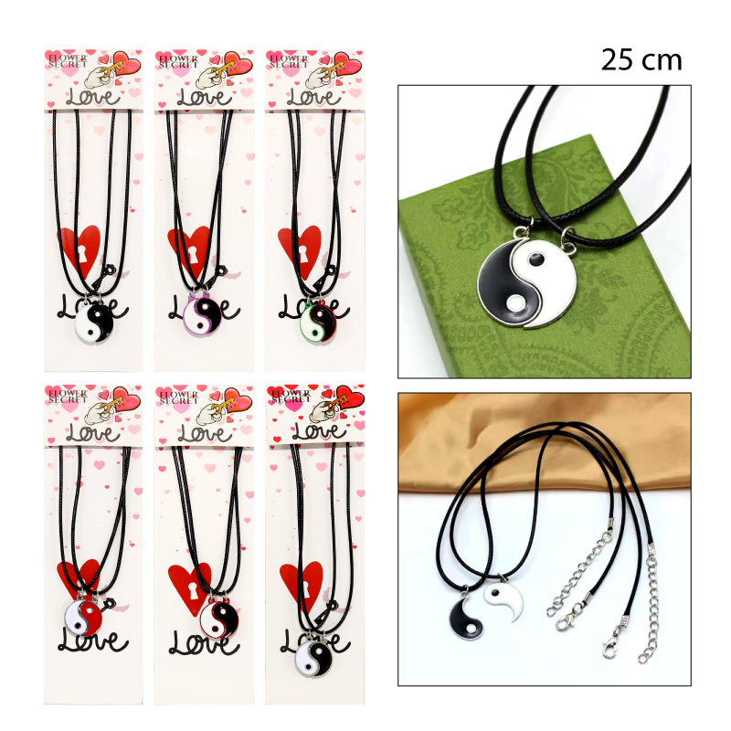 COLLAR MAGNÉTICO DE AMOR / AMISTAD - YING YANG