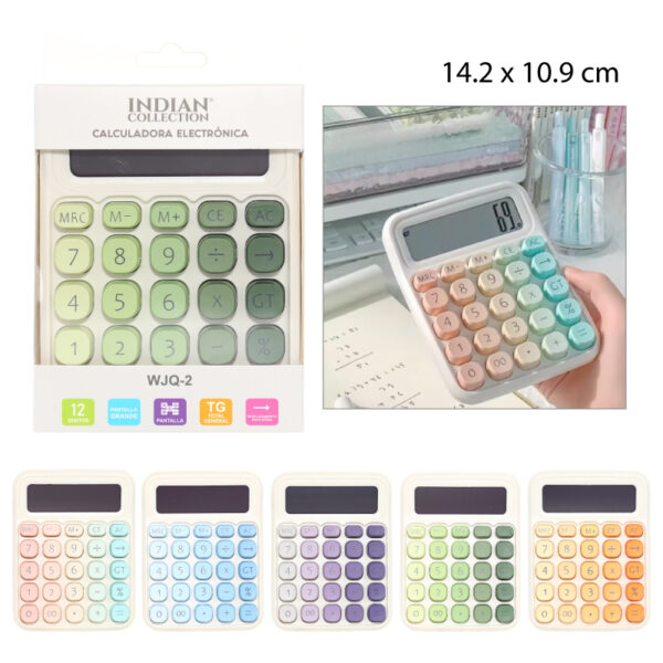 CALCULADORA DE 12 DÍGITOS Y PANTALLA GRANDE
