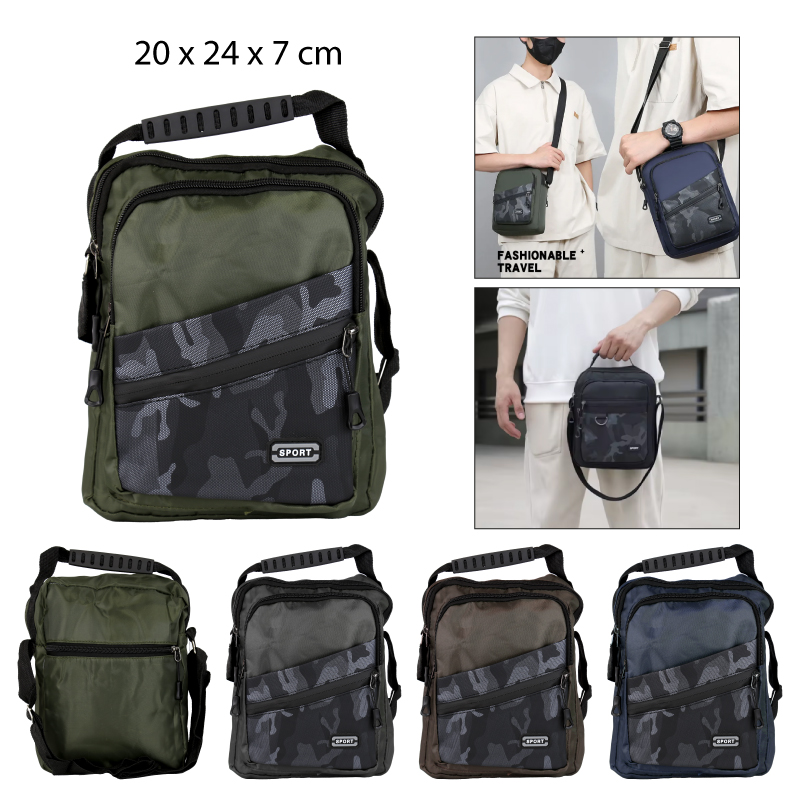 BOLSO DE HOMBRO CON ASA - 20 X 24 X 7 CM