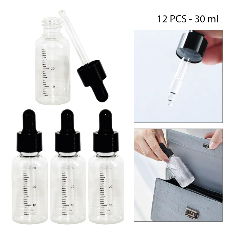 BOTELLA DE PLÁSTICO MEDIDORA CON GOTERO - 30 ML