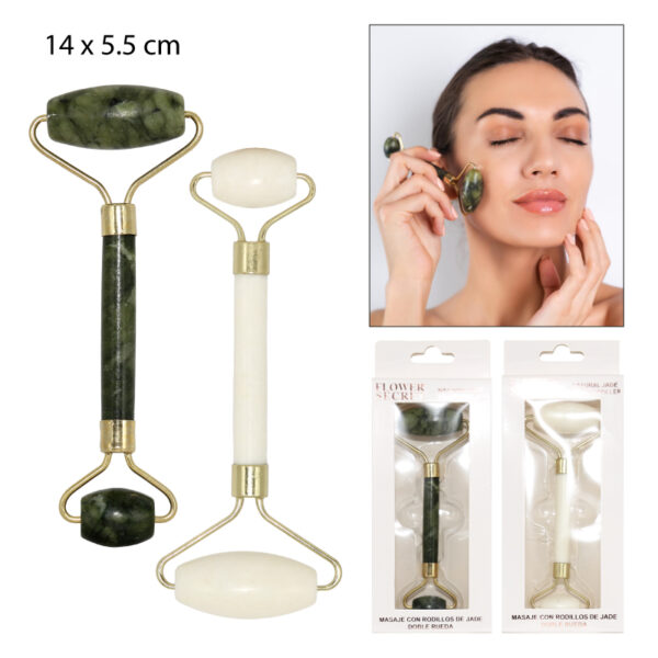 RODILLO JADE PARA MASAJE FACIAL