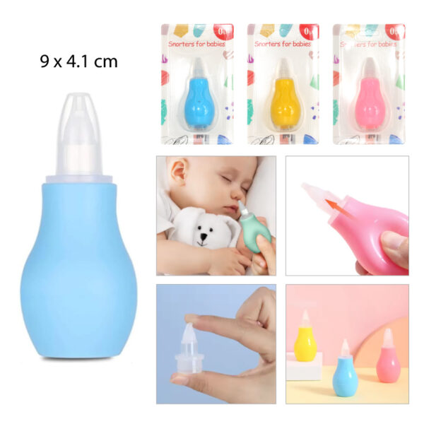 ASPIRADOR NASAL DE GOMA PARA BEBÉS