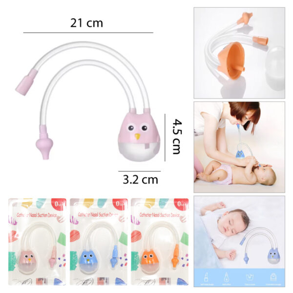 DISPOSITIVO ASPIRADOR NASAL PARA BEBÉS - BUHO