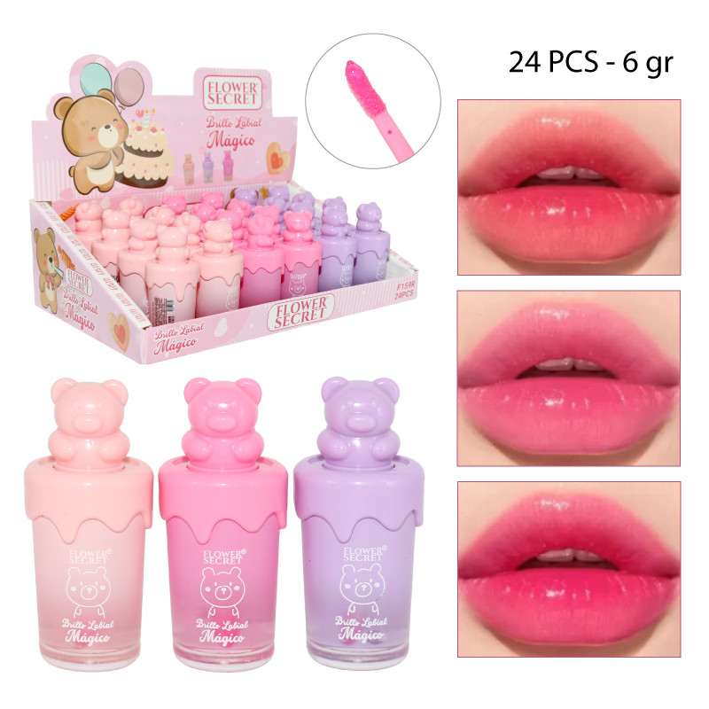 BRILLO LABIAL MÁGICO DISEÑO OSITO - 6 GR