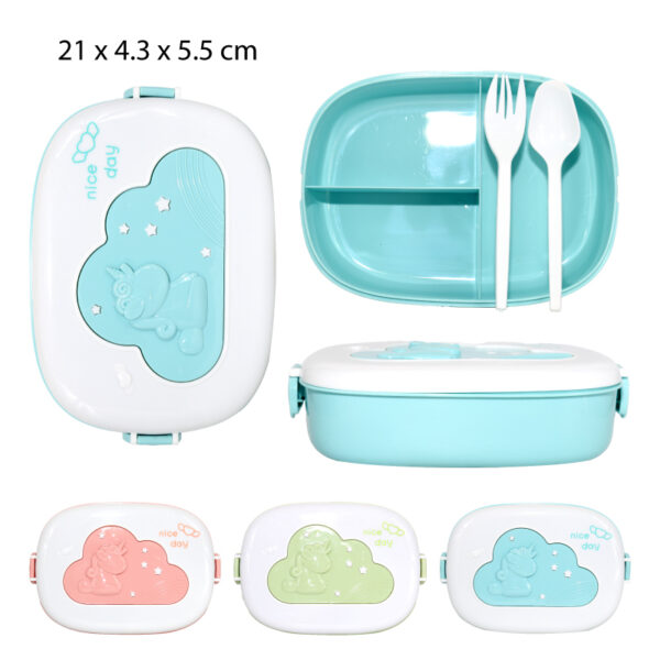 CAJA PARA ALMUERZO - UNICORNIO