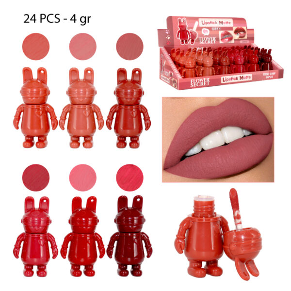 LABIAL LÍQUIDO MATTE "CONEJITO ROBOT" - 4 GR