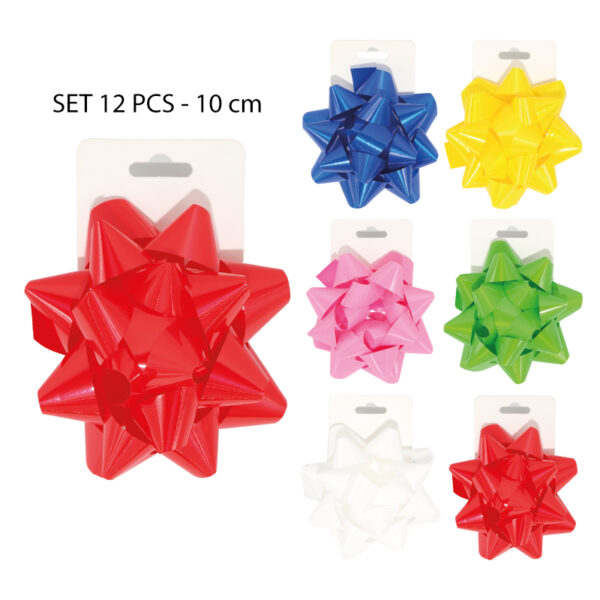 MOÑOS PARA REGALO DE COLORES BRILLANTES - 10 CM