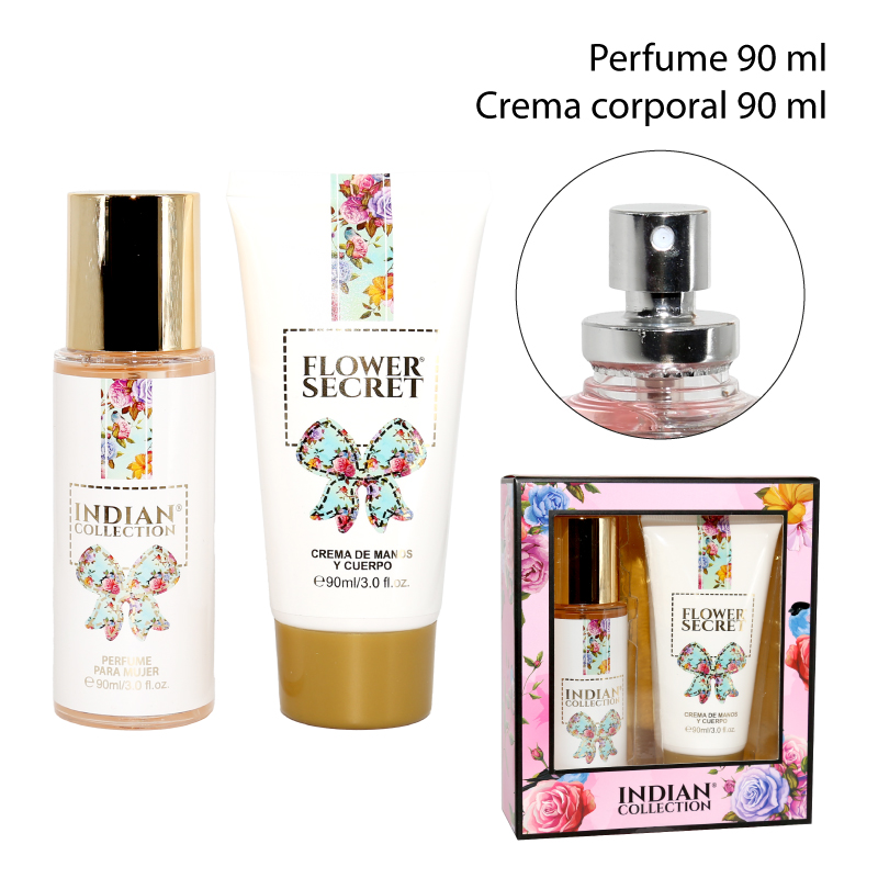 SET PARA MUJER: PERFUME 90 ML + CREMA CORPORAL 90 ML