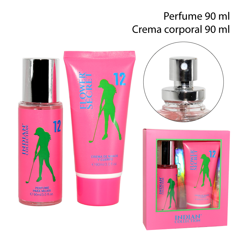 SET PARA MUJER: PERFUME 90 ML + CREMA CORPORAL 90 ML