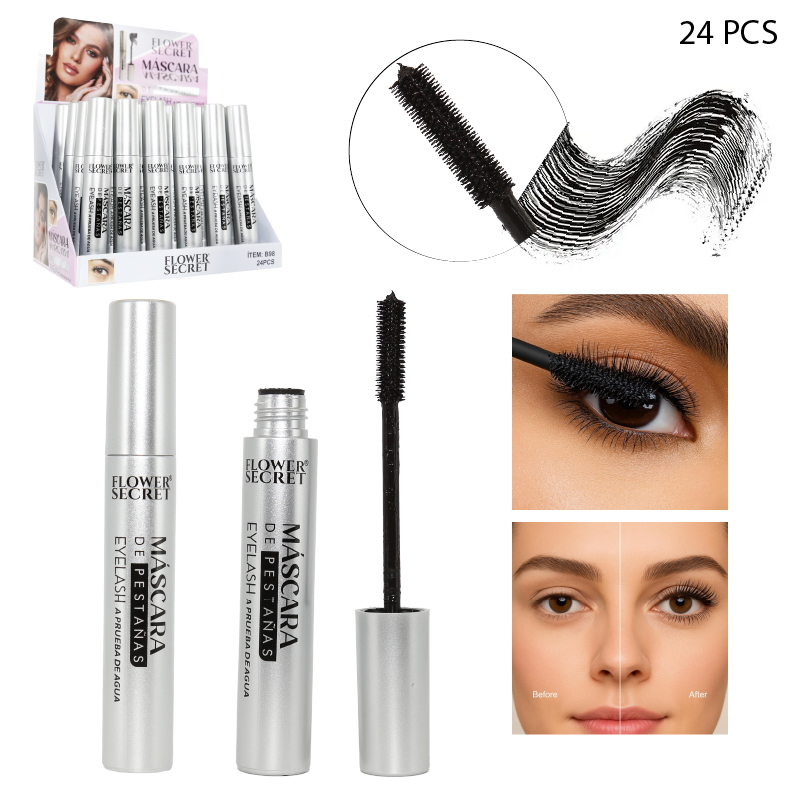 MASCARA DE PESTAÑAS NEGRO RIZADO 8G