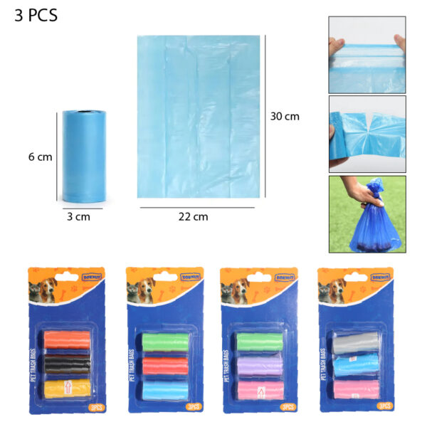 BOLSAS PARA BASURA 3 ROLLOS