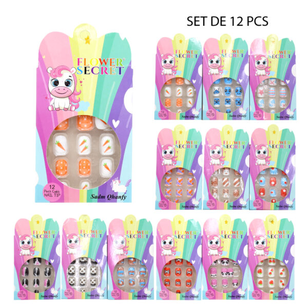 UÑAS POSTIZAS PARA NIÑAS