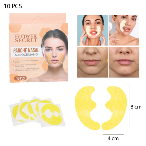 PARCHES REAFIRMANTES NASOLABIALES - 10 PCS