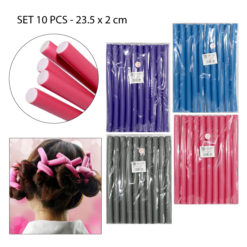 ONDULADOR DE PELO FLEXIBLES ANCHOS - 10 PCS