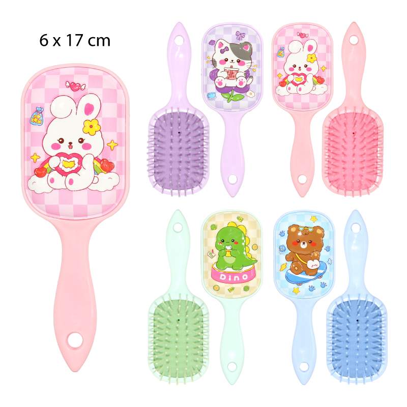 CEPILLO PARA EL CABELLO CON ESTAMPADO DE ANIMALES TIERNOS