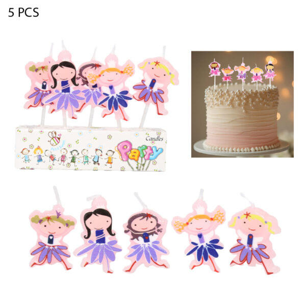 VELAS DE CUMPLEAÑOS NIÑAS BAILARINAS