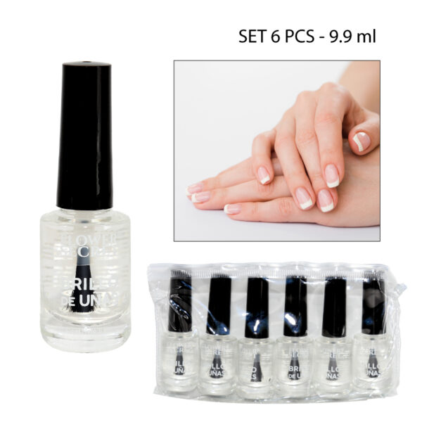 SET 6 ESMALTES BRILLO DE UÑAS - 9.9 ML