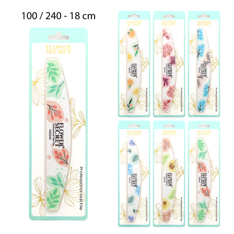 LIMA DE UÑAS CON DISEÑO NATURALEZA - 100/240