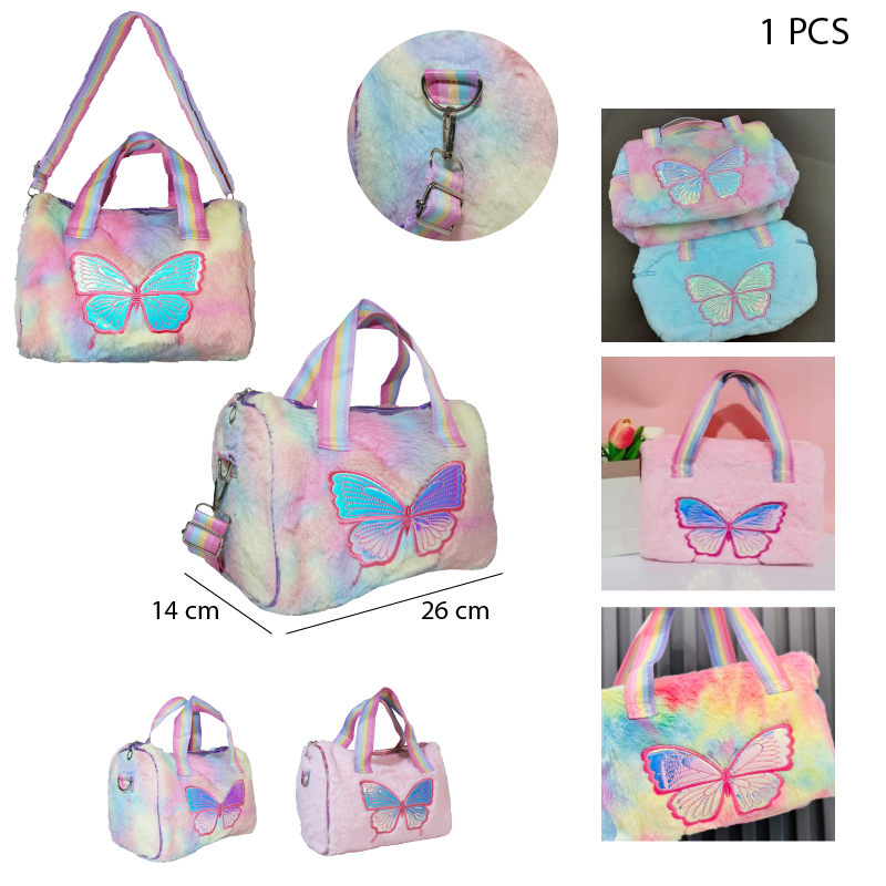 BOLSO PELUCHE DE MARIPOSA