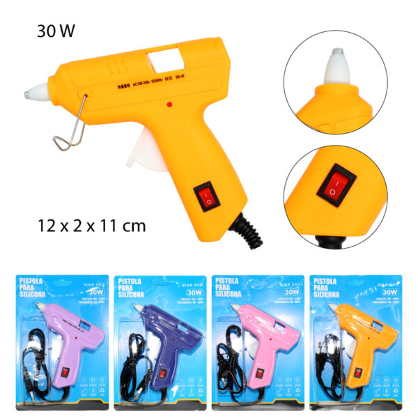 PISTOLA DE SILICONA ELÉCTRICA 30W - MEDIANA