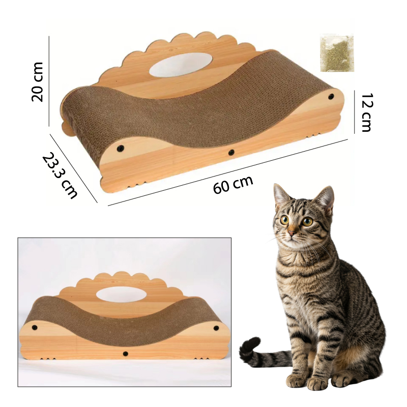 RASCADOR PARA GATOS TIPO SOFÁ PRINCESA - 60 CM