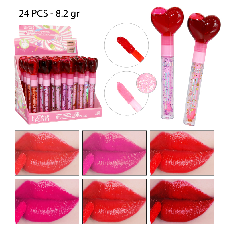 BRILLO LABIAL MÁGICO + TINTA DE LABIOS - 8.2 GR