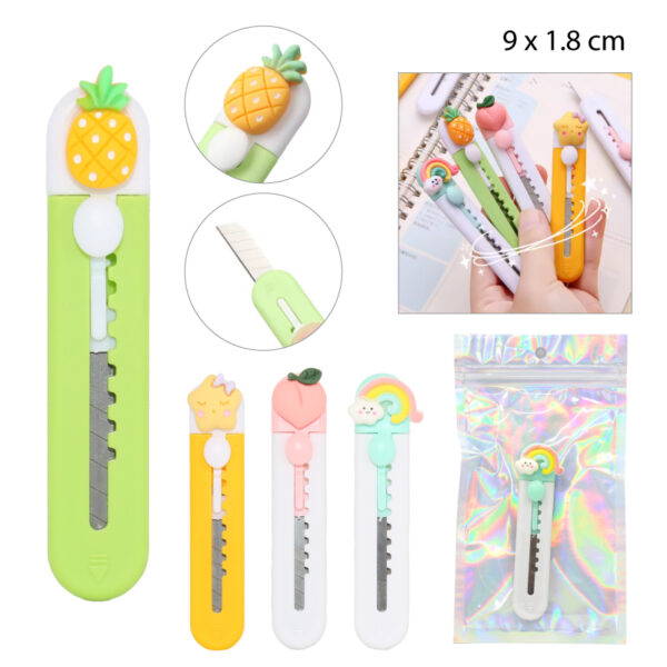 CUTER PEQUEÑO, DISEÑOS ENTRETENIDOS - 9 CM