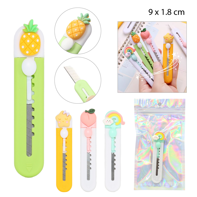 CUTER PEQUEÑO, DISEÑOS ENTRETENIDOS - 9 CM