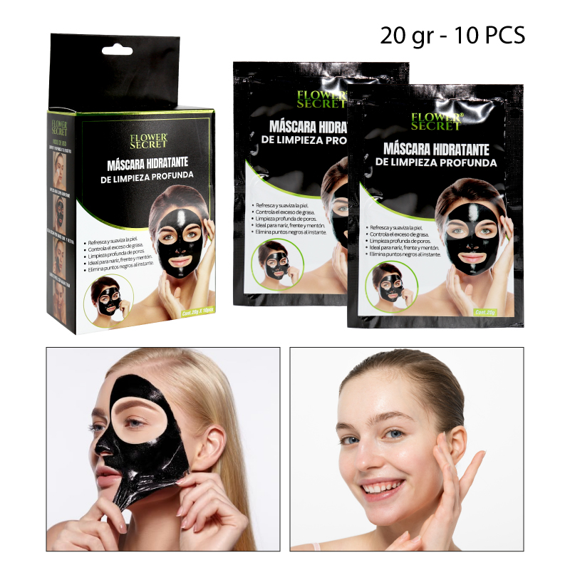SET 10 MASCARILLAS DE LIMPIEZA PROFUNDA - 20 GR
