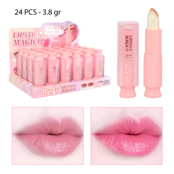 LABIAL EN BARRA TRANSPARENTE MÁGICO - 3.8 GR
