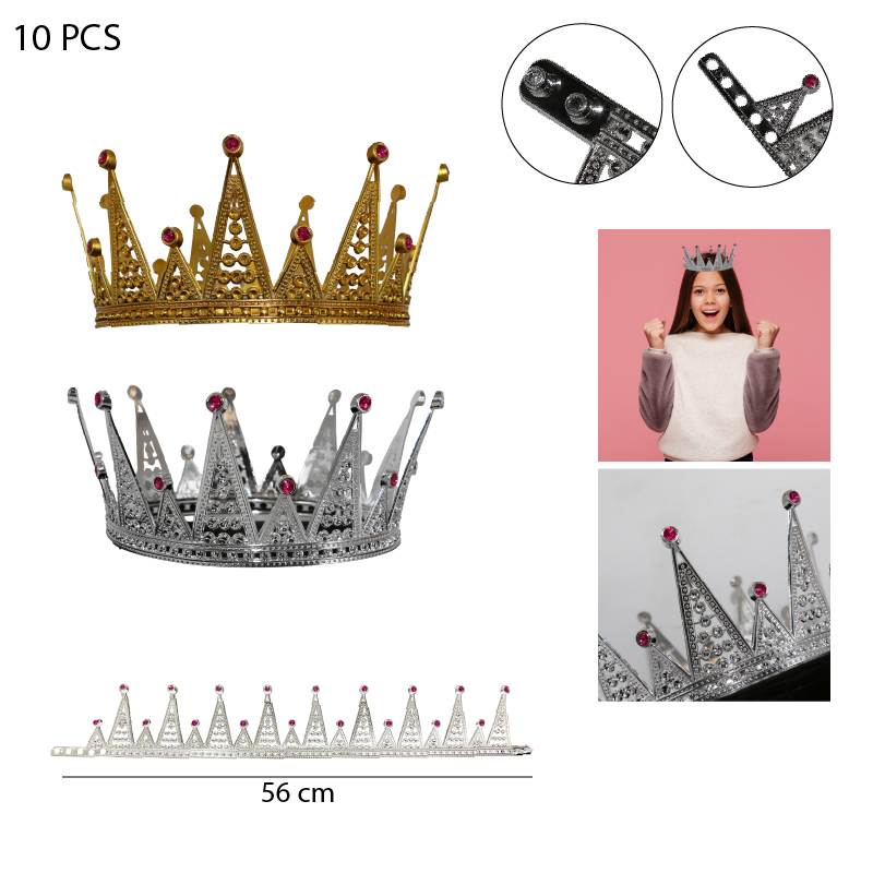 CORONA BARROCA CON DIAMANTES