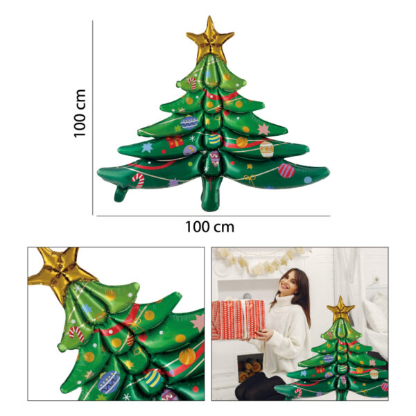 GLOBOS ÁRBOL DE NAVIDAD - 100 CM