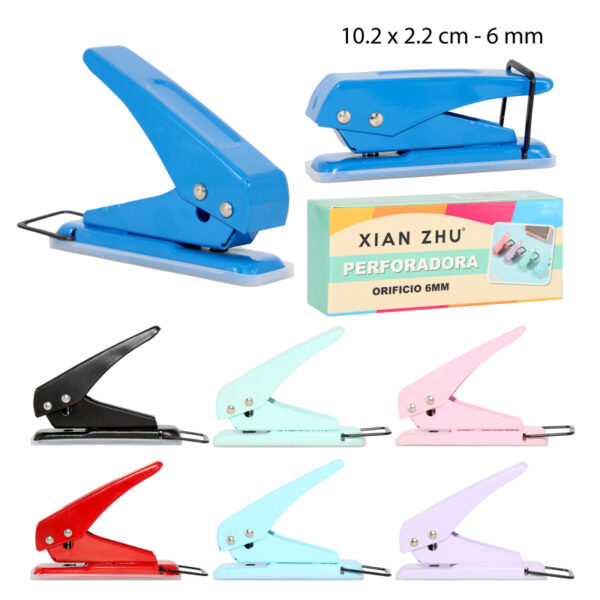 PERFORADORA DE 1 AGUJERO - 6 MM