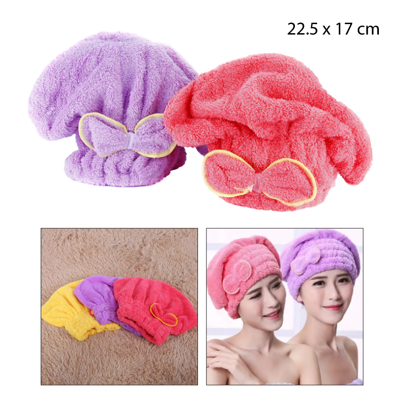 GORRO DE TOALLA PARA DUCHA