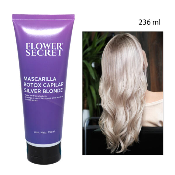 MÁSCARA BOTOX CAPILAR SILVER BLONDE - 236 ML