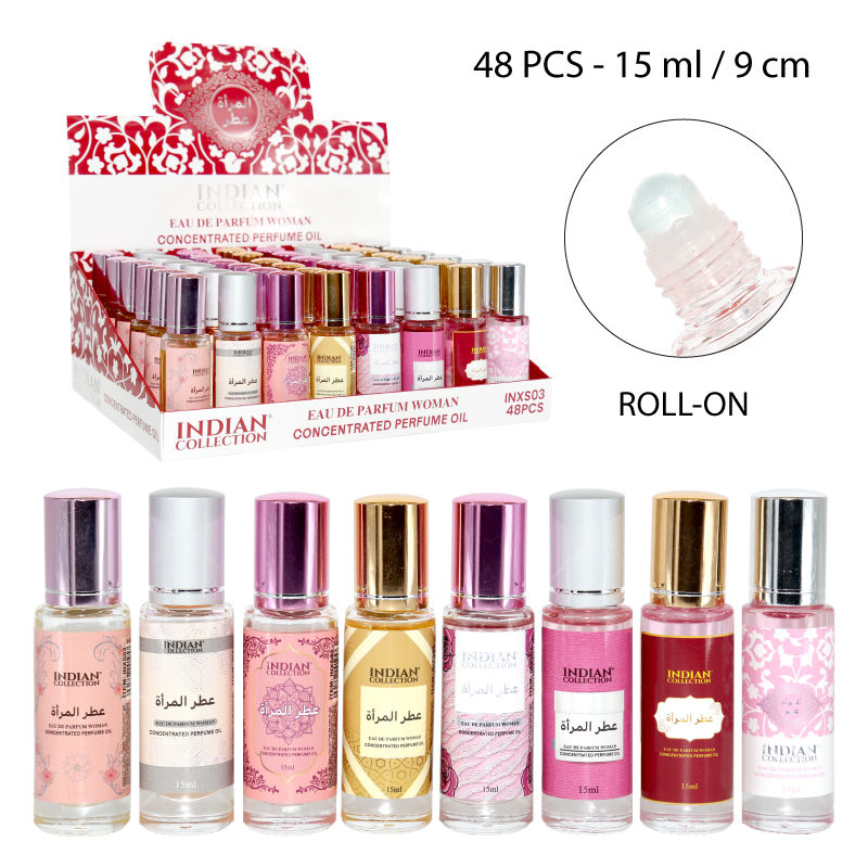 PERFUMES ÁRABES OIL ROLL-ON CONCENTRADO PARA MUJER - 15 ML