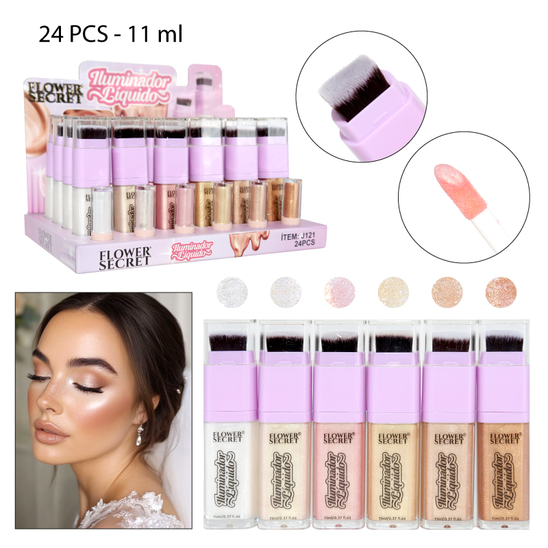 ILUMINADOR LÍQUIDO CON BROCHA DIFUMINADORA - 11 ML