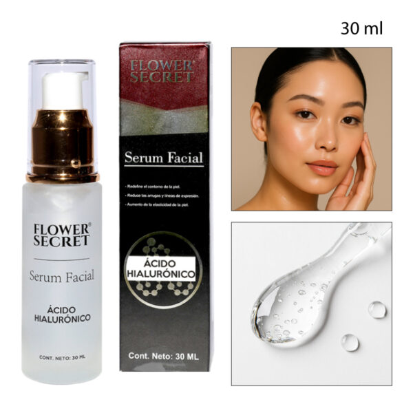 SERUM FACIAL CON ÁCIDO HIALURÓNICO - 30 ML