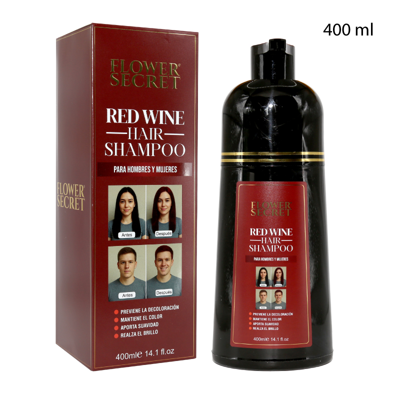 SHAMPOO MATIZANTE ROJO PARA EL CABELLO - 400 ML