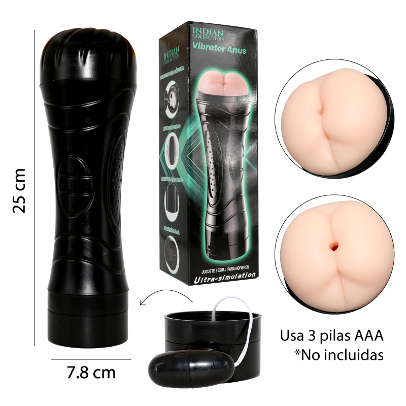 SEX- Masturbador Vibrador Masculino con linterna